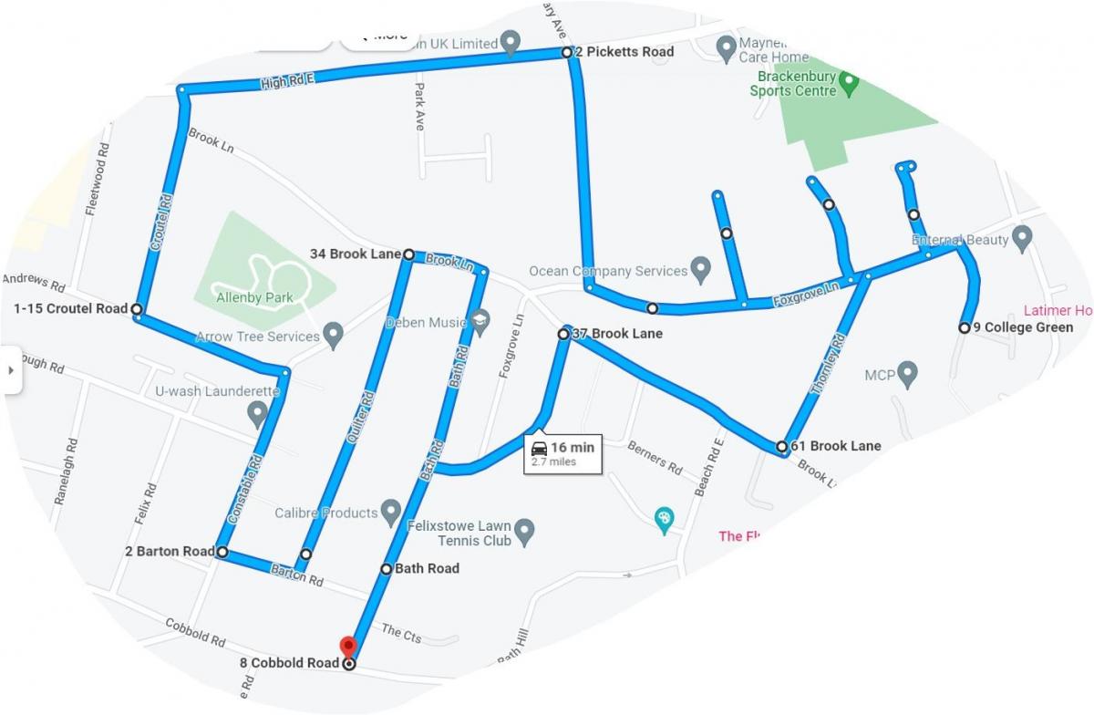 Santa and Rudolph Thursday 22 December Rotary Felixstowe